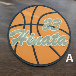 アルバム飾り　クラフトパンチ　バスケットボール　即購入可能( ＾∀＾) クラフトパンチ バスケ アルバム飾り 卒団 卒部 色紙飾り メッセージ