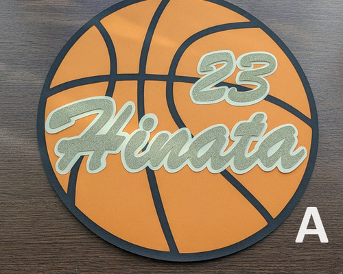 新品　立てて飾れるバスケットボール型立体式色紙　メッセージボール　10枚 78156328c2687415feb38207aea9ef