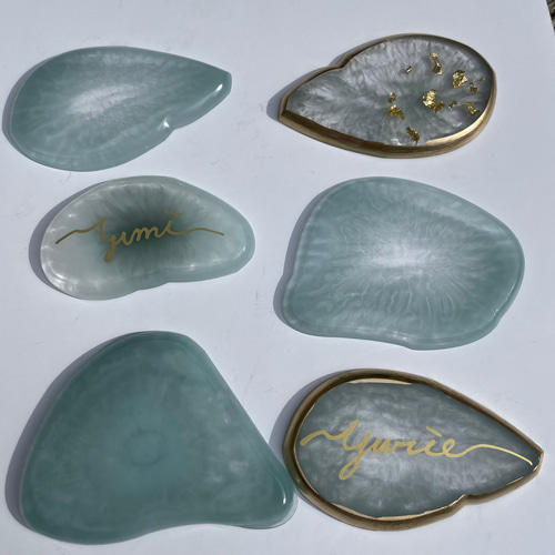 持ち帰りたい♡席札 アゲートスライス風 プチギフト 穴あけ可能 その他