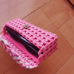 【受注制作】❣️コロンと可愛いメガネケース(小 )(トール・スリム) クラフトバンド ペンケース  小物入れにも❤️ 12枚目の画像
