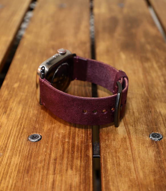 Applewatch プエブロレザー 本革 レザーバンド レザーベルト leather strap 5枚目の画像