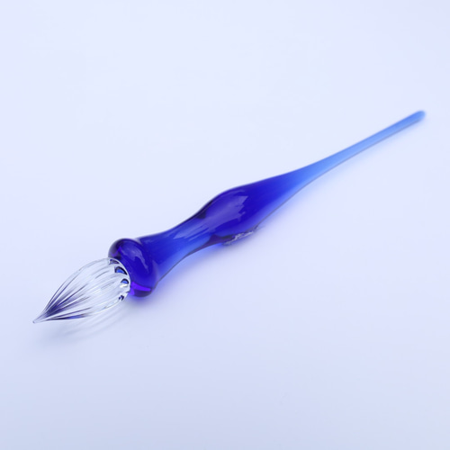 Gold Feather Glass Pen 羽根ペン型 ムラーノガラスペン(手の平 Gold Feather Glass Pen 羽根ペン型 ムラーノガラスペン(手の平