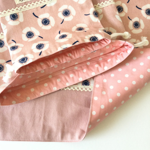 ♪New♪♡北欧系アネモネフラワー☆通園通学6点セット♡ ～内側11号