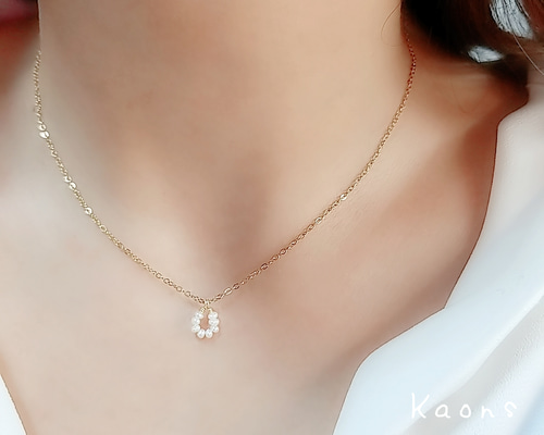 ゴールドチェーン 真珠ペンダント ネックレス DEVAS 8月土日限定 7%クーポン▽ ペンダントトップ 18金 k18 18