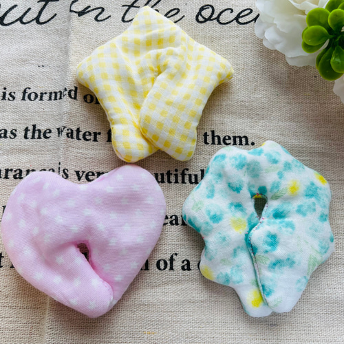 ハート型・星型・お花型♪ペグカバー(胃ろうカバー) 肌に当たらない  