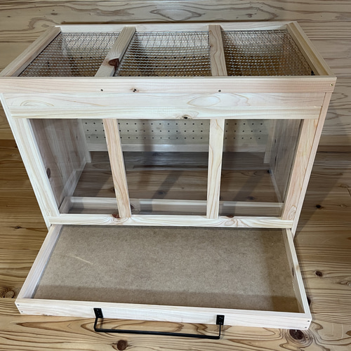 ペットの家 木製のペットハウス ケージDIY ハウス・小屋 NA