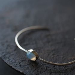 opal silver bangle (namishibuki) 9枚目の画像