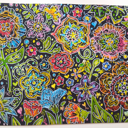 福を招こう！❦Healing スクラッチ ART＆おまもり♫5つ葉