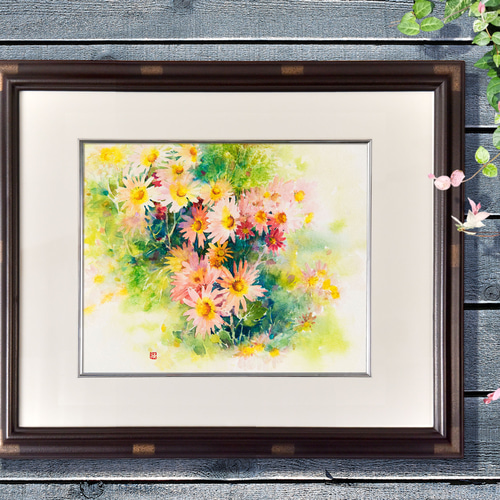 錦秋】透明水彩 ジークレー・オリジナル版画 F3サイズ〜 版画