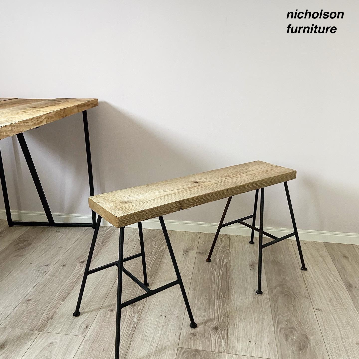 古材 足場板シリーズ　スツールベンチ［ 定番品・受注生産 ］