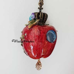 リンゴの森『リスの宝物』ネックレス　送料無料 9枚目の画像
