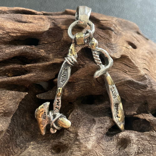 VIKING 】斧&剣 925/k18 シルバーVALHALLA ペンダント. ——-LOOT