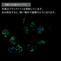 ヨナグニブルー ホタルガラス 8mm 光る 粒売り 5粒 とんぼ玉 沖縄 お土産 与那国島 5枚目の画像