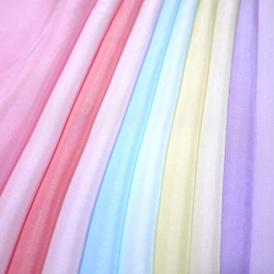 (R-01) 輕薄純絲內襯 Habutae 手工染色 10 件套 彩色 Tsumami-zaiku 布，用於懸掛裝飾品和手工藝品 第2張的照片