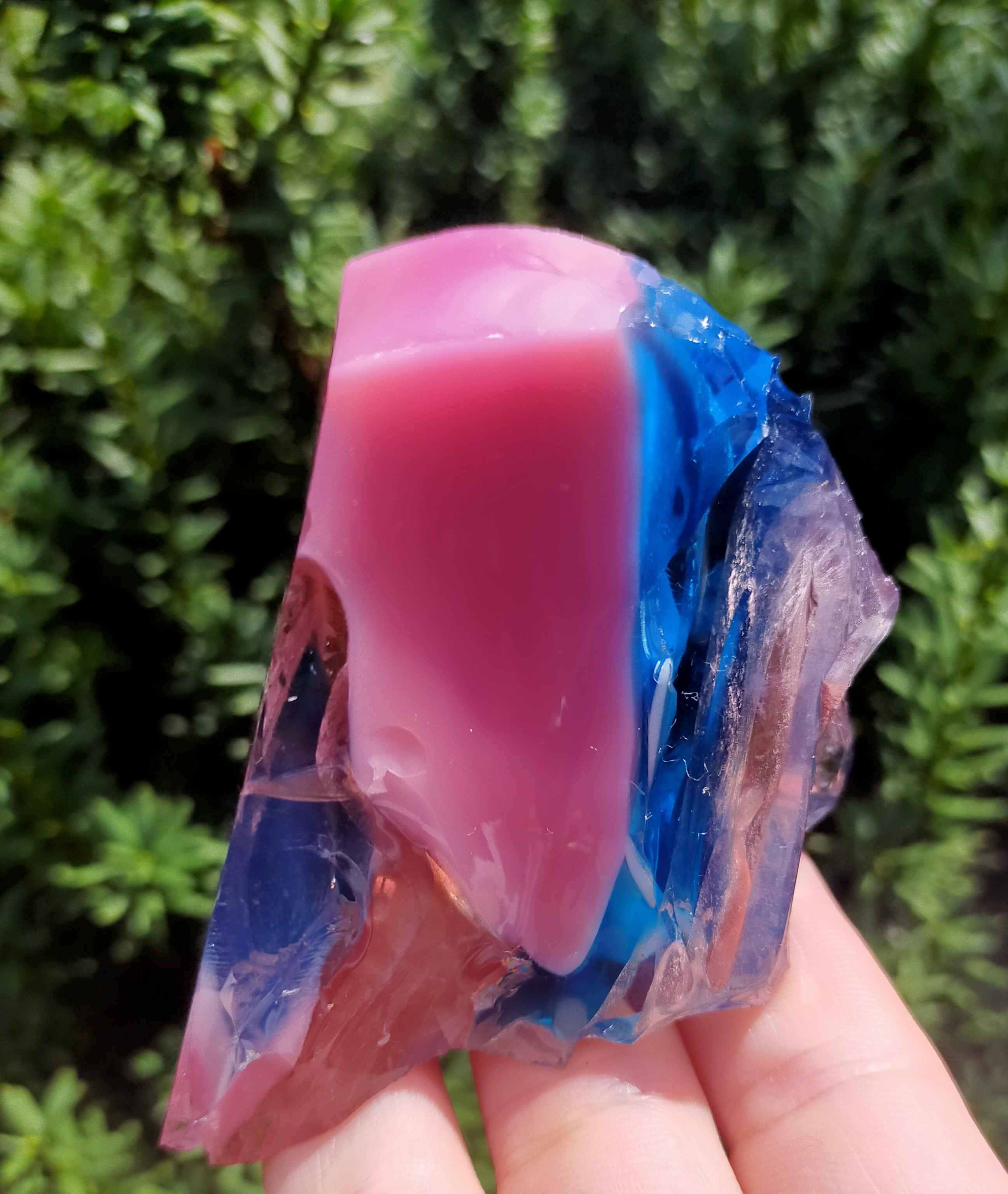 大粒　アンダラクリスタル　シエラネバダ　ピンク　ブルー　　＜要事前コメント＞