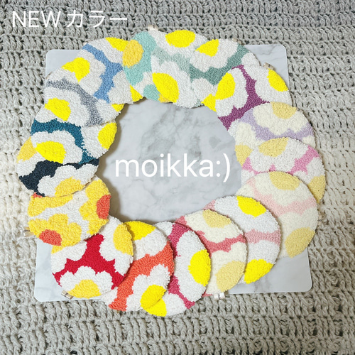 パンチニードル コルク コースター Flower NEW コースター moikka