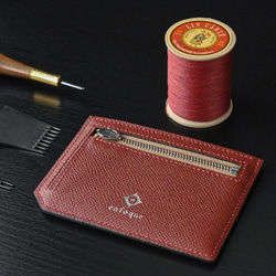 手縫い仕立てのマネークリップ財布【薄型】イタリアンレザー