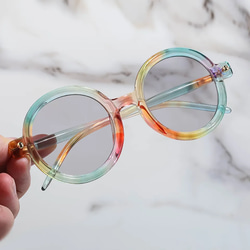 金平糖フレーム｜老眼鏡、だてメガネ、近視用・乱視用・サングラスとして作成OK 3枚目の画像