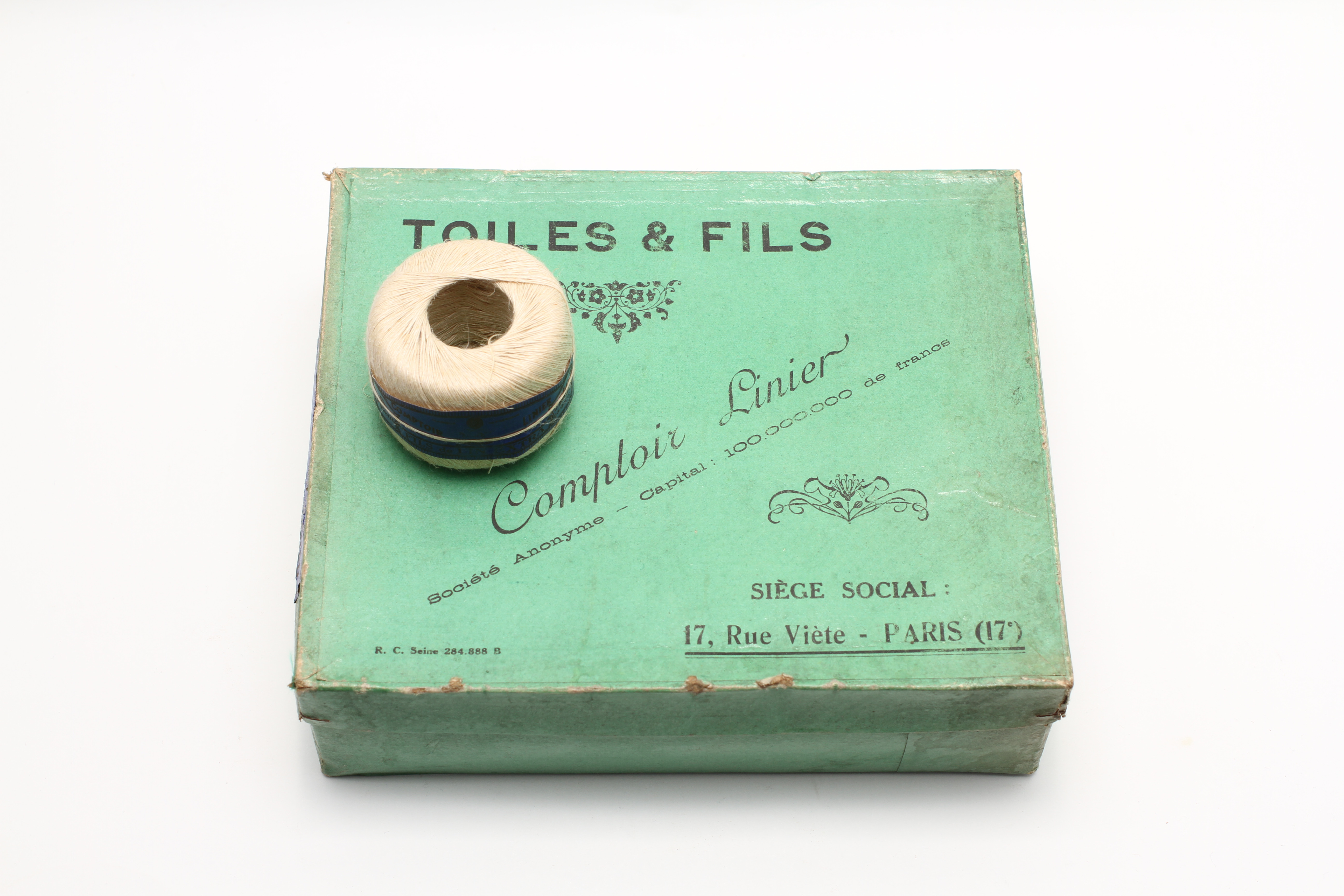 COMPTOIR LINIER リネン糸玉ｘ12コ