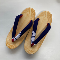 名古屋伝統工芸ソフト鼻緒付きEVA草履：女性フリーサイズ２４cm 2枚目の画像