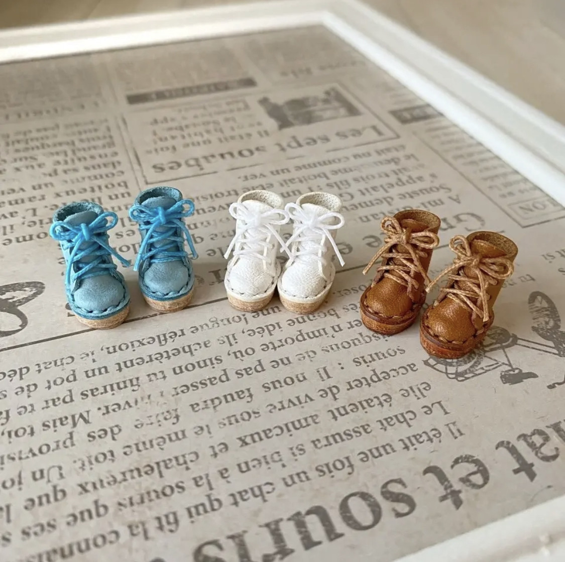 プチブライスsizeブーツ　オーダーページ 受注オーダー】プチブライスサイズ【素足タイプブーツ】 その他人形 hi