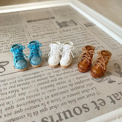 受注オーダー】プチブライスサイズ【素足タイプブーツ】 その他人形 hi