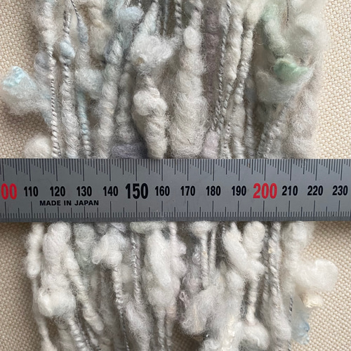 淡アートヤーン手紡ぎ糸 約20g 毛糸 手紡ぎ糸Chaco 通販｜Creema 