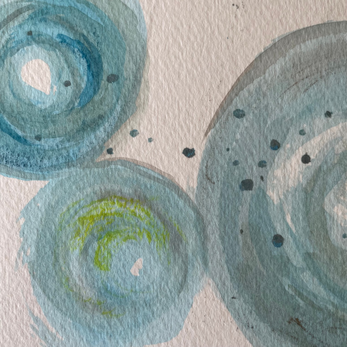 油絵タイトル「喜び」