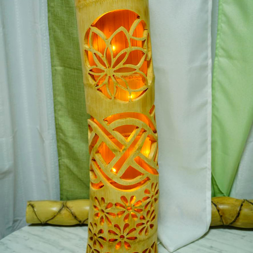 竹灯り 〜乱〜 竹灯籠 孟宗竹 スタンドライト・テーブルランプ sada