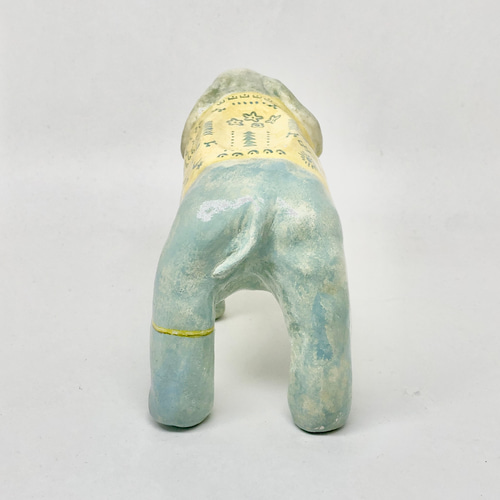 石粉粘土 小物置き さすらいのエレファント Wandering elephant