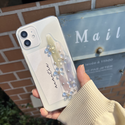 iPhone14シリーズ対応 花柄 flower おしゃれスマホケース