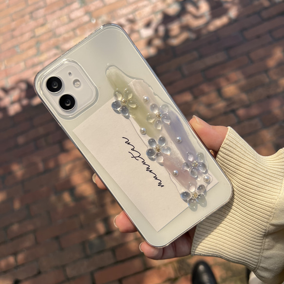 iPhone14シリーズ対応 花柄 flower おしゃれスマホケース iPhone13 全機種対応 iFace型対応 10枚目の画像