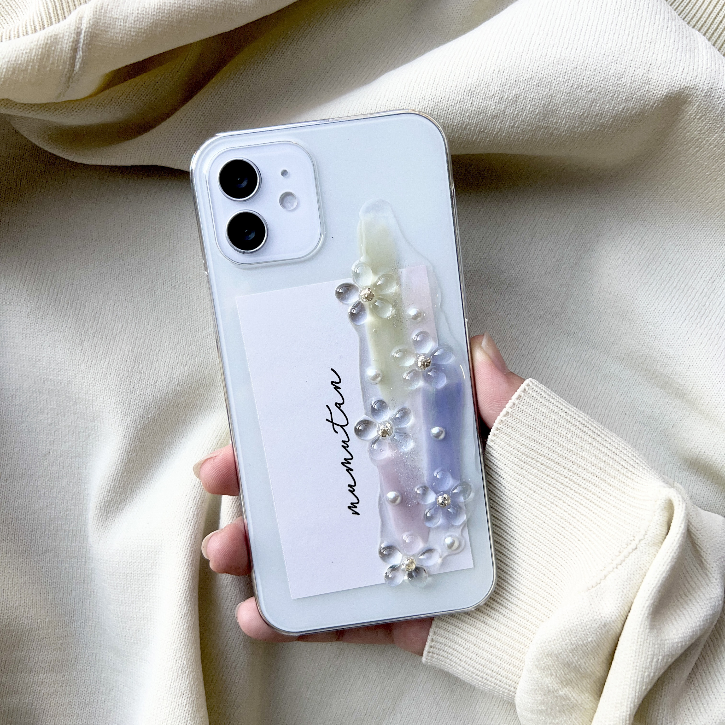 familiar iPhoneケース (13/14) 花柄 花柄 familiar iPhoneケース (13/14)