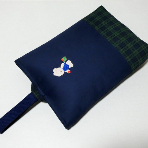 ファミリアワッペン付き《くま・リンゴ》3点セット ナップサック 体操