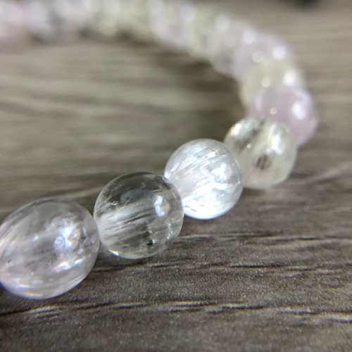 高品質】キャッツアイクンツァイトブレスレット ブレスレット 円と縁