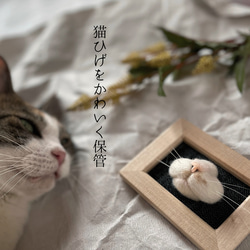 【オーダーメイド】可愛く猫ひげ保存アイテム 1枚目の画像