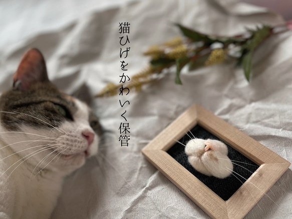 【オーダーメイド】可愛く猫ひげ保存アイテム 1枚目の画像