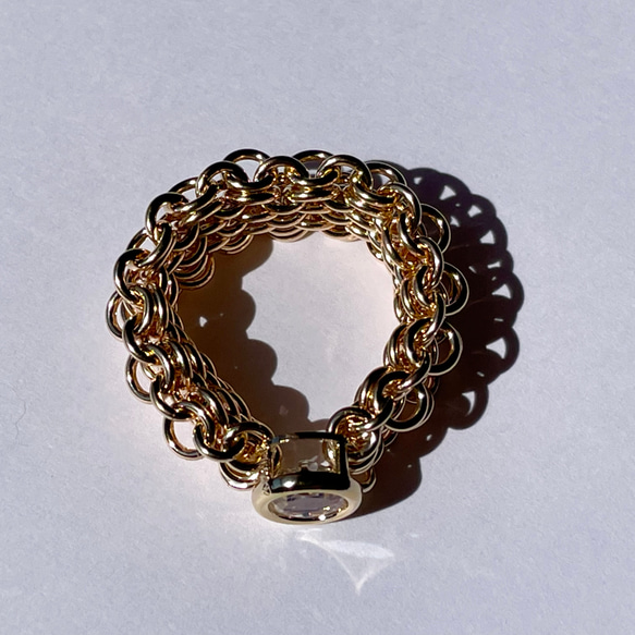 『 Weave ( heart&earth ) 』Ring by K14GF 12枚目の画像