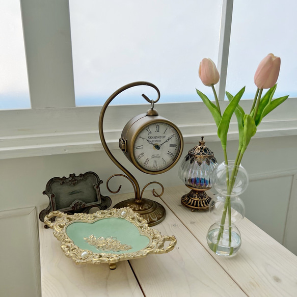 マジカルウォーター  お世話のいらないフラワーインテリア チューリップ 3本 白 ピンク みつ玉 もこもこガラス 11枚目の画像