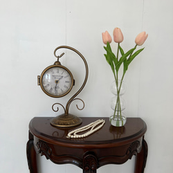 マジカルウォーター  お世話のいらないフラワーインテリア チューリップ 3本 白 ピンク みつ玉 もこもこガラス 13枚目の画像