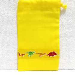 恐竜たちの大行進4 巾着袋 3枚目の画像