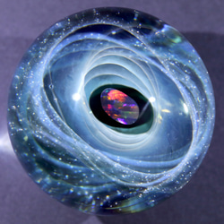 49mm 宇宙ガラスマーブル - オブジェ  no.M068 2枚目の画像