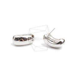 ERG-2143-R【2件】L形耳環，L形耳釘/12.4mm x 25mm 第2張的照片