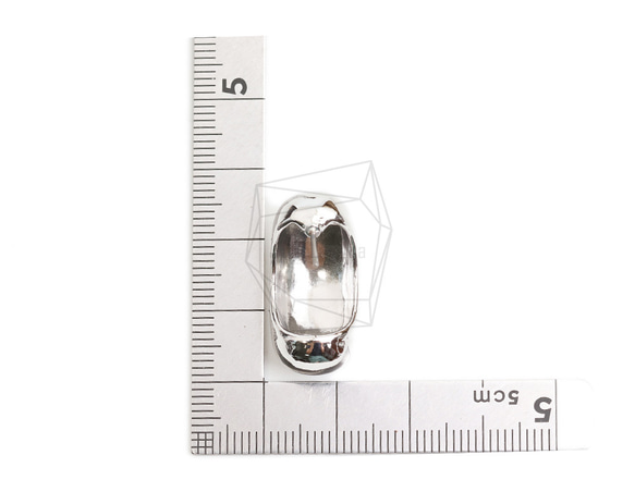 ERG-2143-R【2件】L形耳環，L形耳釘/12.4mm x 25mm 第5張的照片