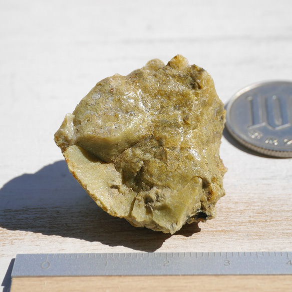 天然石 約32mmグリーンオパール(マリ共和国産)希少産地10月誕生石原石ラフロック鉱物[grop-220817-01] 18枚目の画像