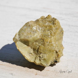 天然石 約32mmグリーンオパール(マリ共和国産)希少産地10月誕生石原石ラフロック鉱物[grop-220817-01] 1枚目の画像
