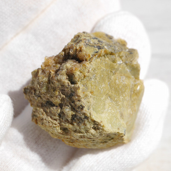天然石 約32mmグリーンオパール(マリ共和国産)希少産地10月誕生石原石ラフロック鉱物[grop-220817-01] 3枚目の画像