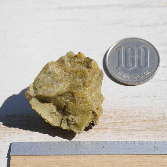 天然石 約32mmグリーンオパール(マリ共和国産)希少産地10月誕生石原石ラフロック鉱物[grop-220817-01] 17枚目の画像