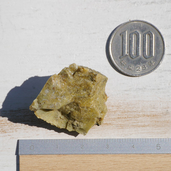 天然石 約32mmグリーンオパール(マリ共和国産)希少産地10月誕生石原石ラフロック鉱物[grop-220817-01] 16枚目の画像