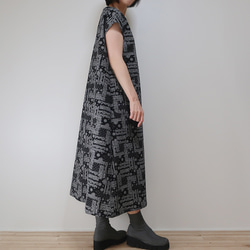 顯瘦寬鬆❣️法式連衣裙（送/圖案棉） 第4張的照片